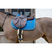 Kentucky Sottosella Velvet Horse Printing saltando Navy