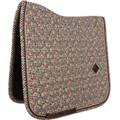 Kentucky Sottosella Velvet Pied De Poule Dressage Marrone