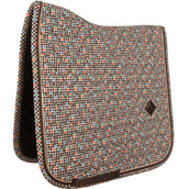 Kentucky Sottosella Velvet Pied De Poule Dressage Marrone