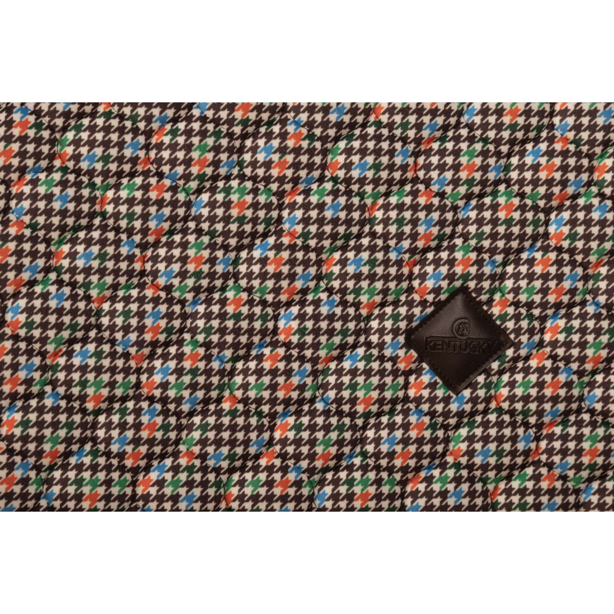 Kentucky Sottosella Velvet Pied De Poule Dressage Marrone