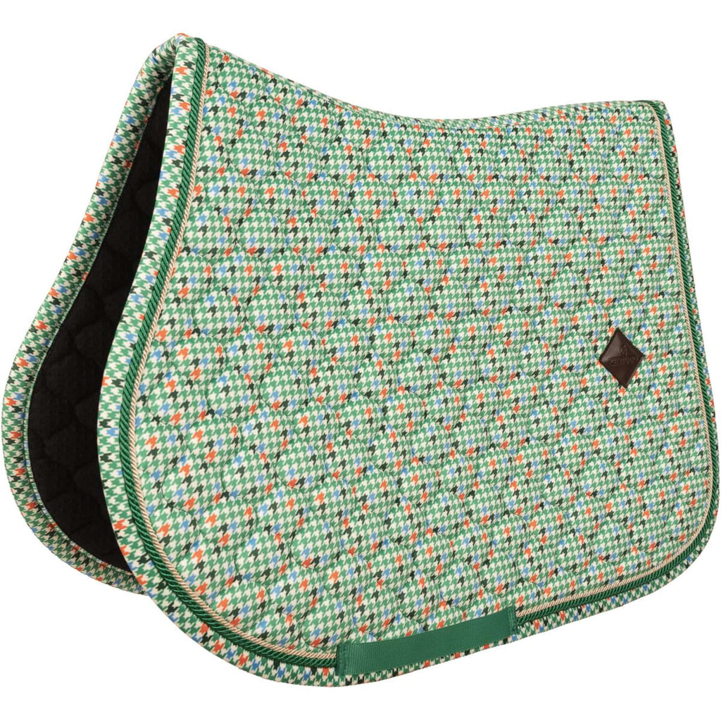 Kentucky Sottosella Velvet Pied De Poule Verde chiaro