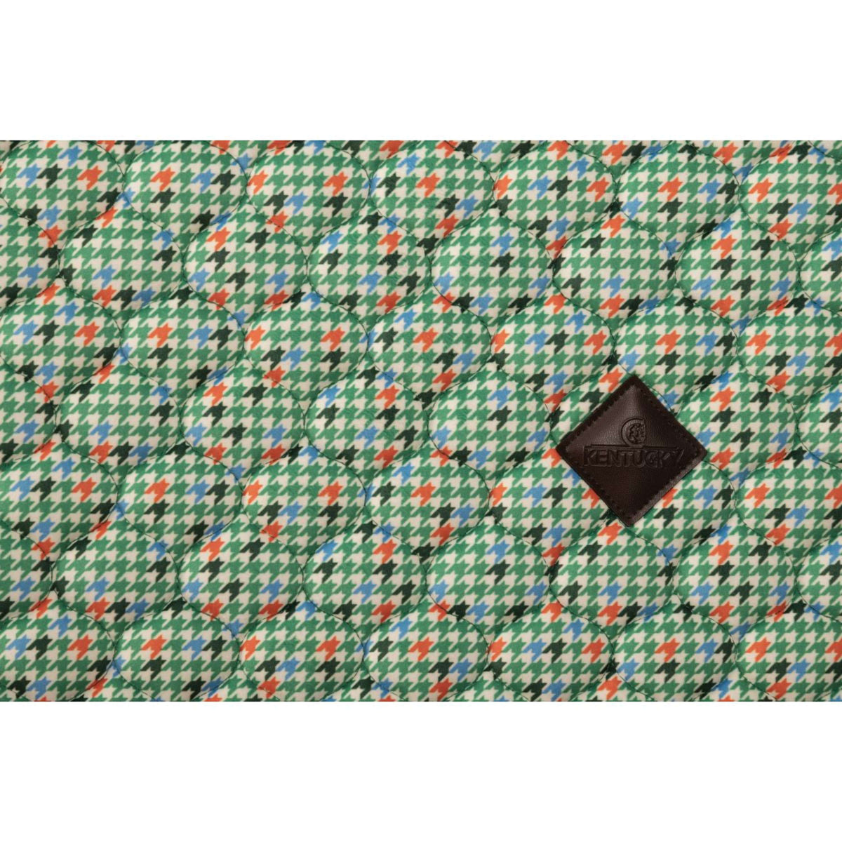 Kentucky Sottosella Velvet Pied De Poule Dressage Verde chiaro