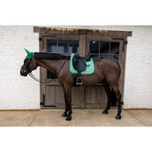 Kentucky Sottosella Velvet Pied De Poule Dressage Verde chiaro