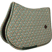 Kentucky Sottosella Velvet Pied De Poule saltando Verde scuro