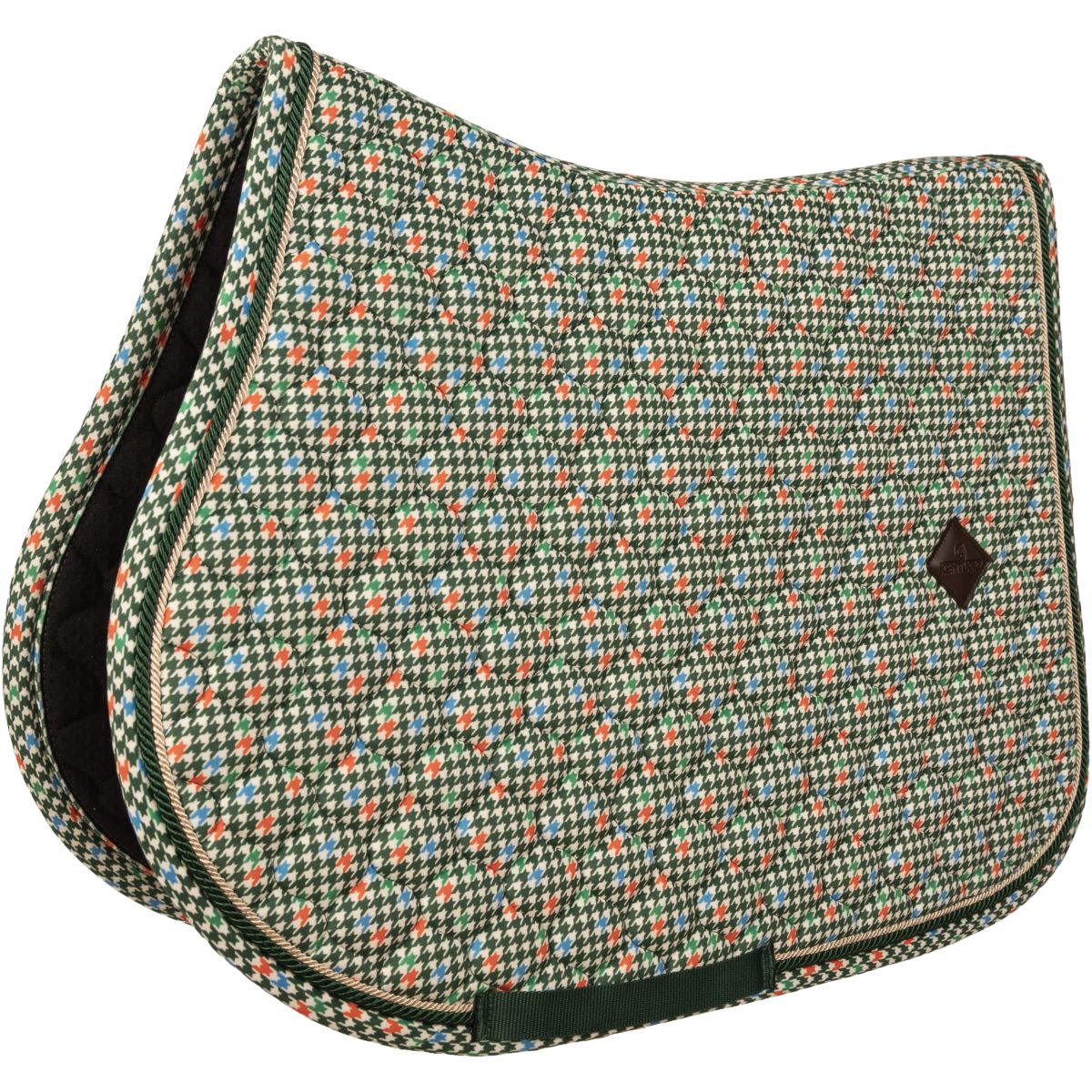 Kentucky Sottosella Velvet Pied De Poule saltando Verde scuro