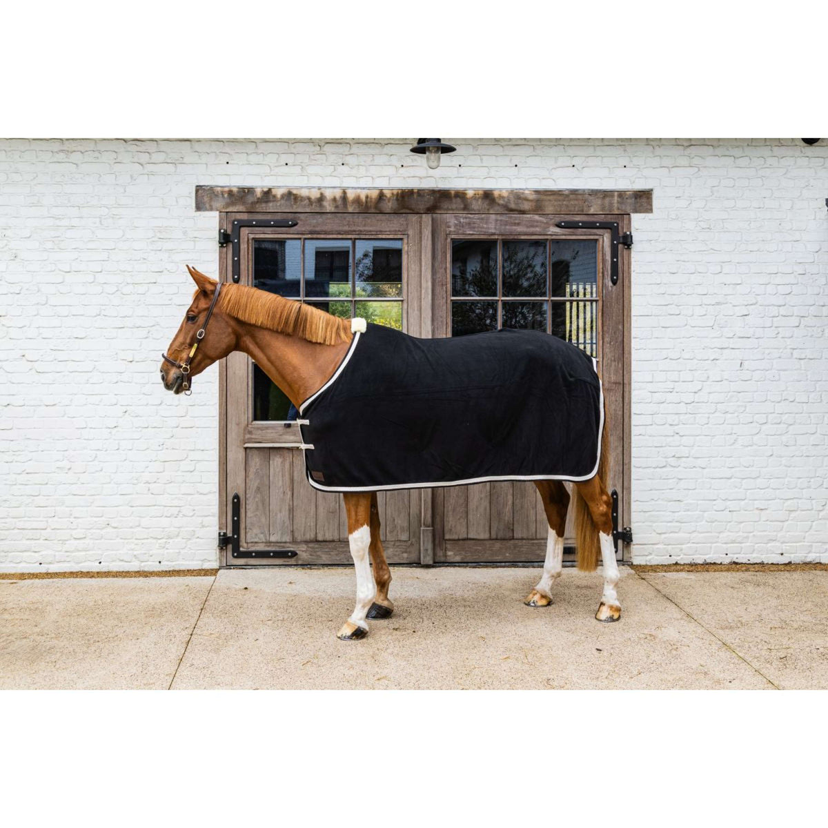 Kentucky Coperta in Pile Plaited Nero