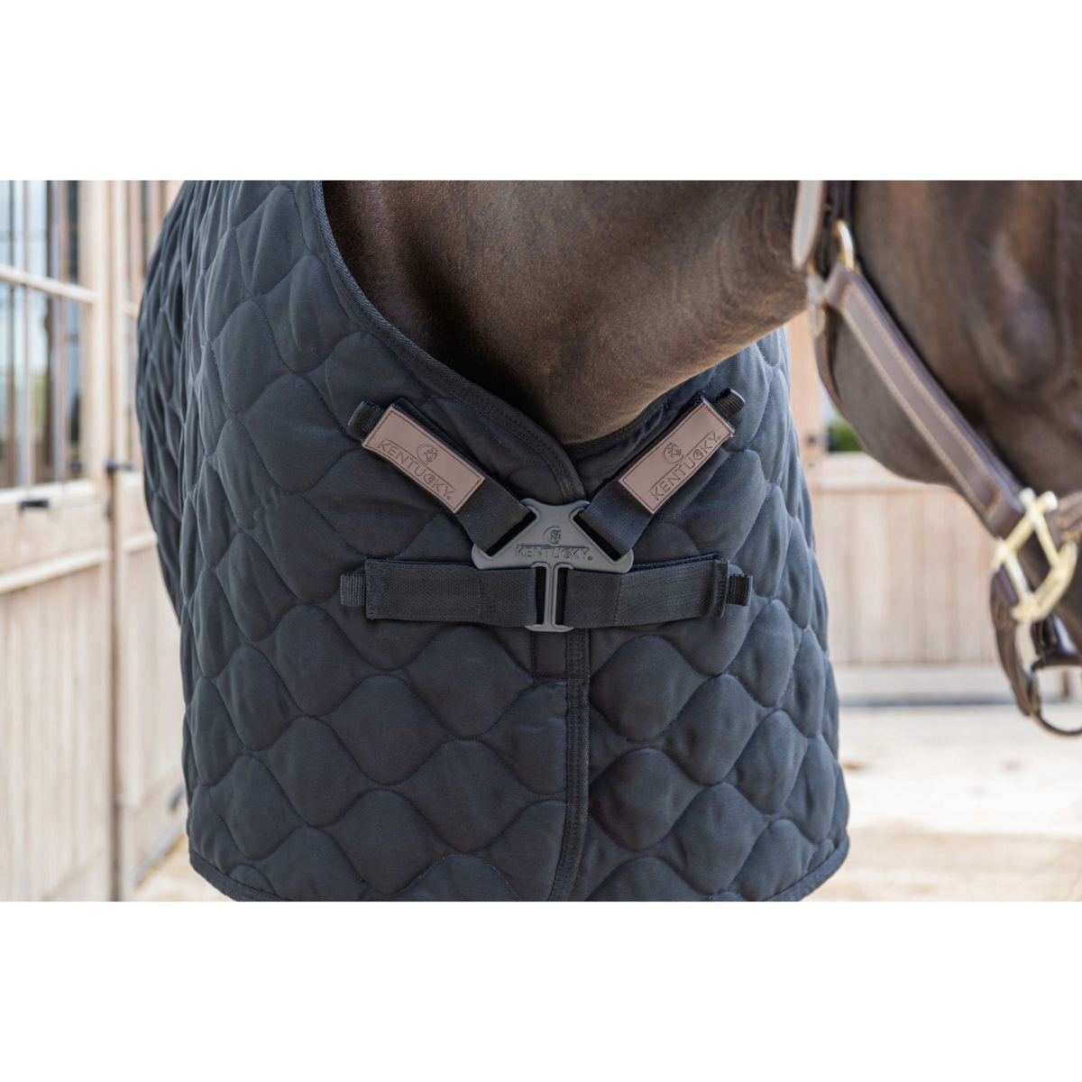 Kentucky Coperta da scuderia Comfort 300g Nero