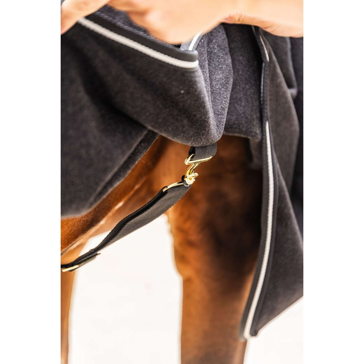 Kentucky Coperta in Pile Heavy Melange Nero