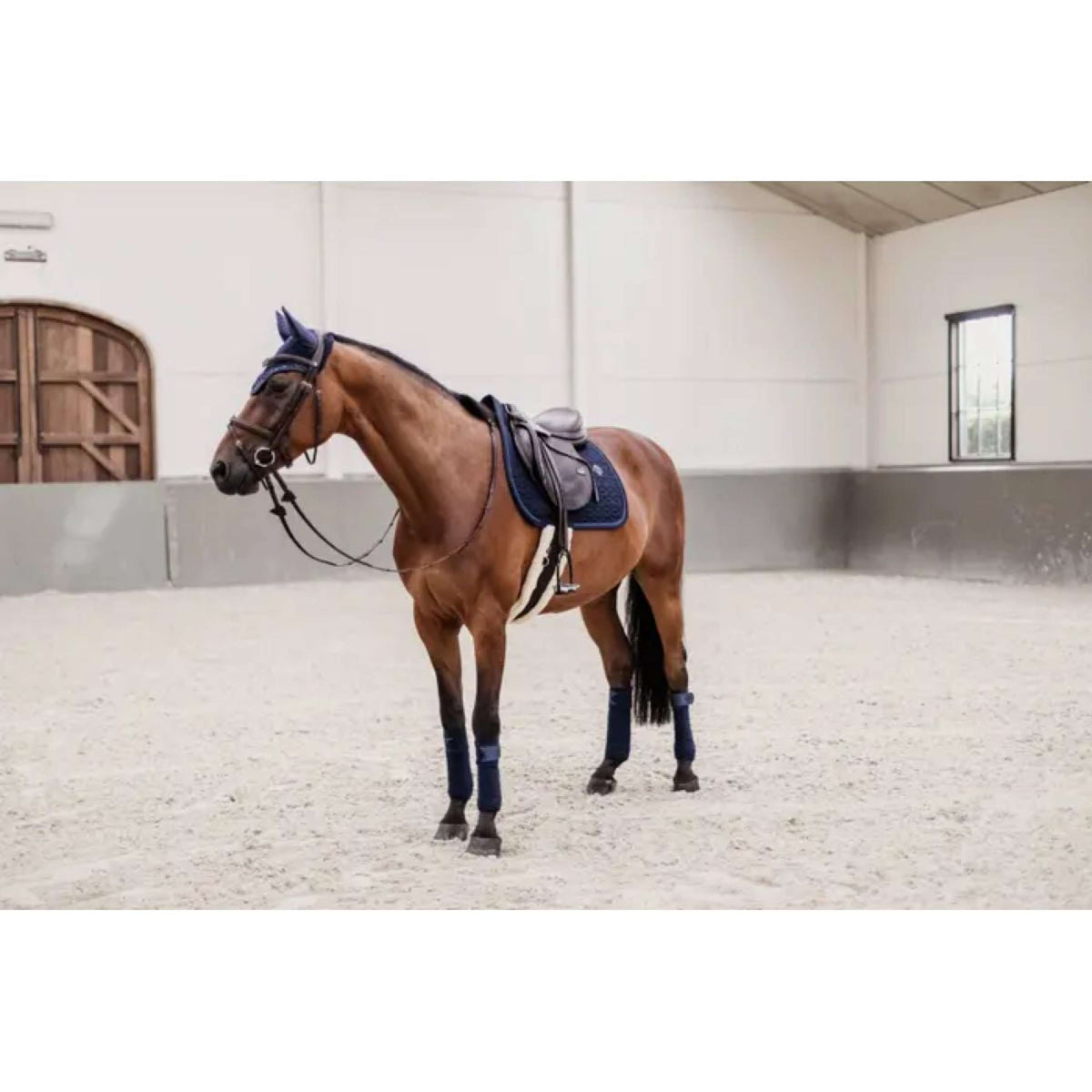 Kentucky Horsewear Sottosella Salto con la corda glitterata Navy
