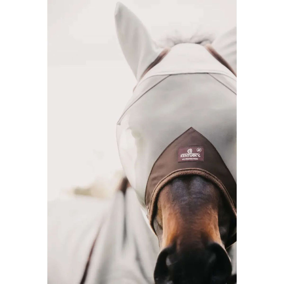 Kentucky Horsewear Maschera per Mosche Classic Argento