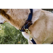 Kentucky Horsewear Halsband Nylon intrecciato per cani Navy