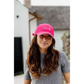 Kentucky Horsewear Cappello Rubber Logo Rosa
