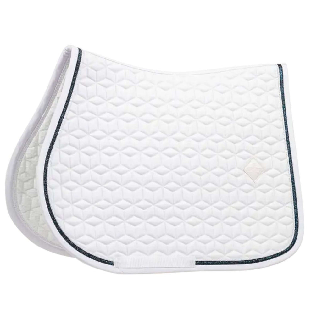 Kentucky Horsewear Sottosella Glitter Rope Saltando Bianco/Nero