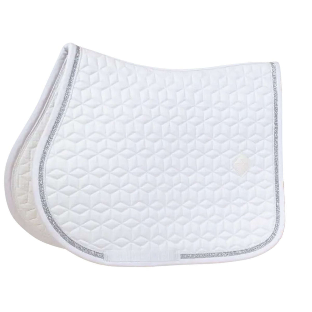 Kentucky Horsewear Sottosella Glitter Rope Saltando Bianco/Bianco