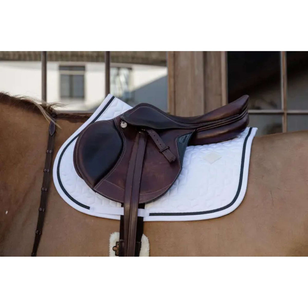 Kentucky Horsewear Sottosella Glitter Rope Saltando Bianco/Nero