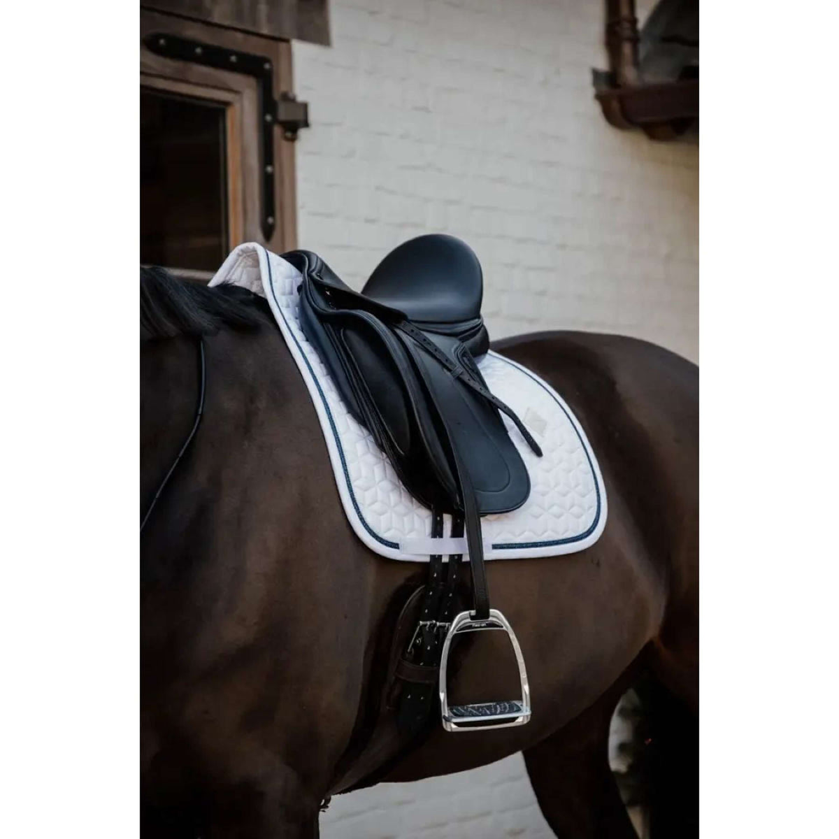 Kentucky Horsewear Sottosella Glitter Rope Bianco/Nero