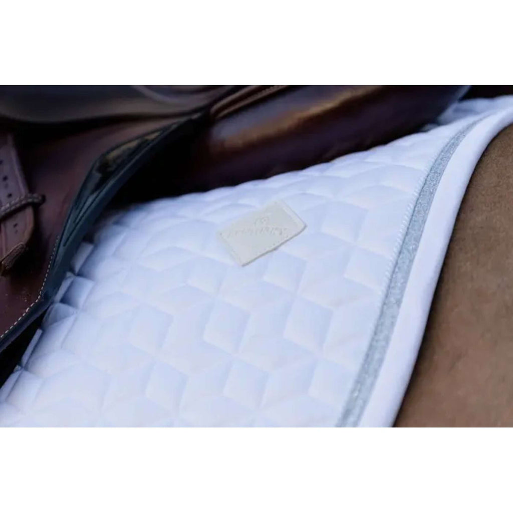 Kentucky Horsewear Sottosella Glitter Rope Saltando Bianco/Bianco