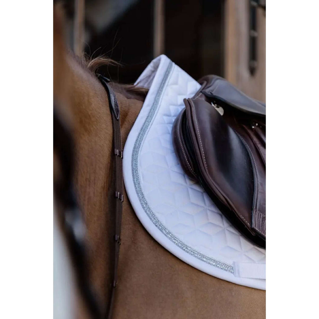 Kentucky Horsewear Sottosella Glitter Rope Saltando Bianco/Bianco