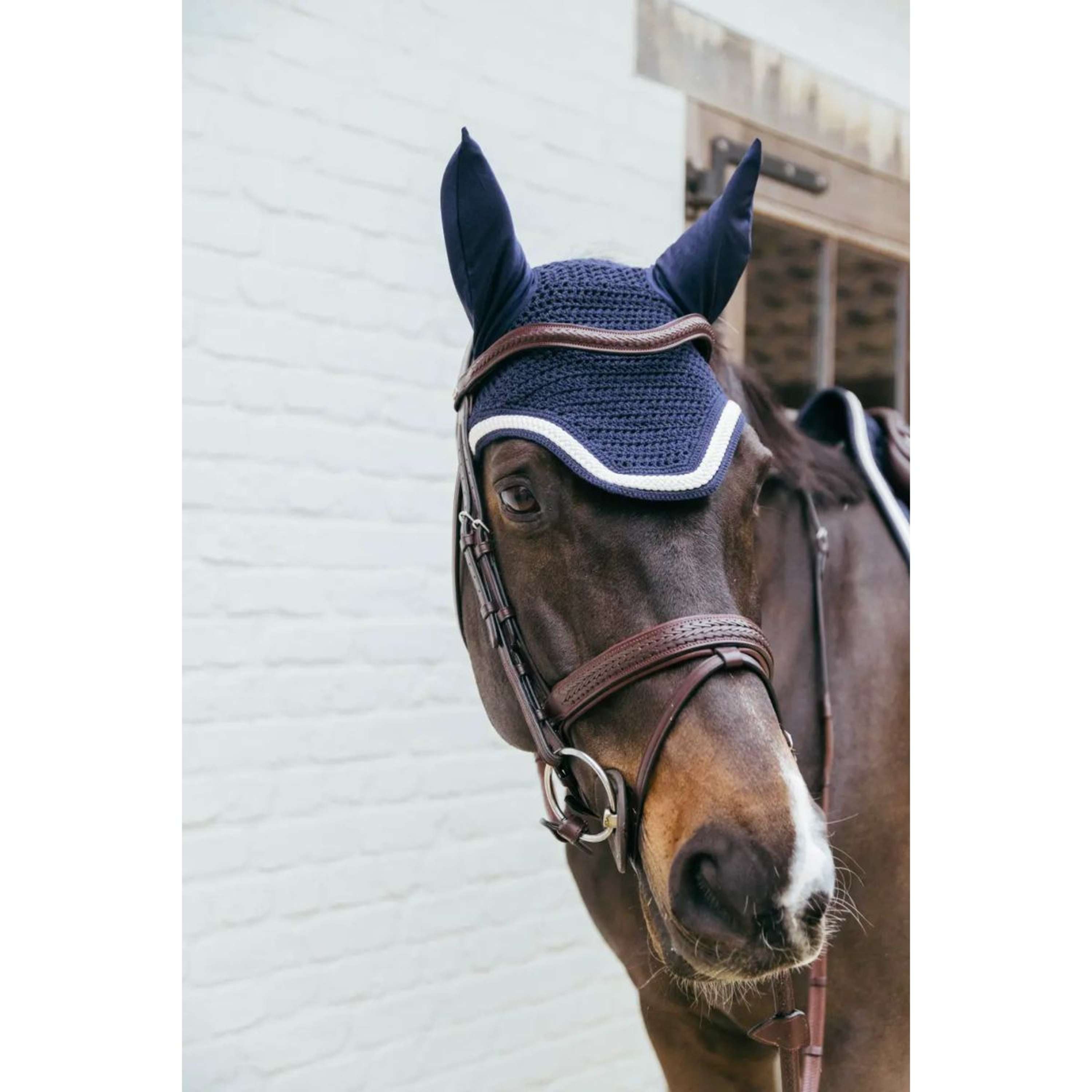 Kentucky Horsewear Cuffietta Wellington Intrecciato Soundless Navy