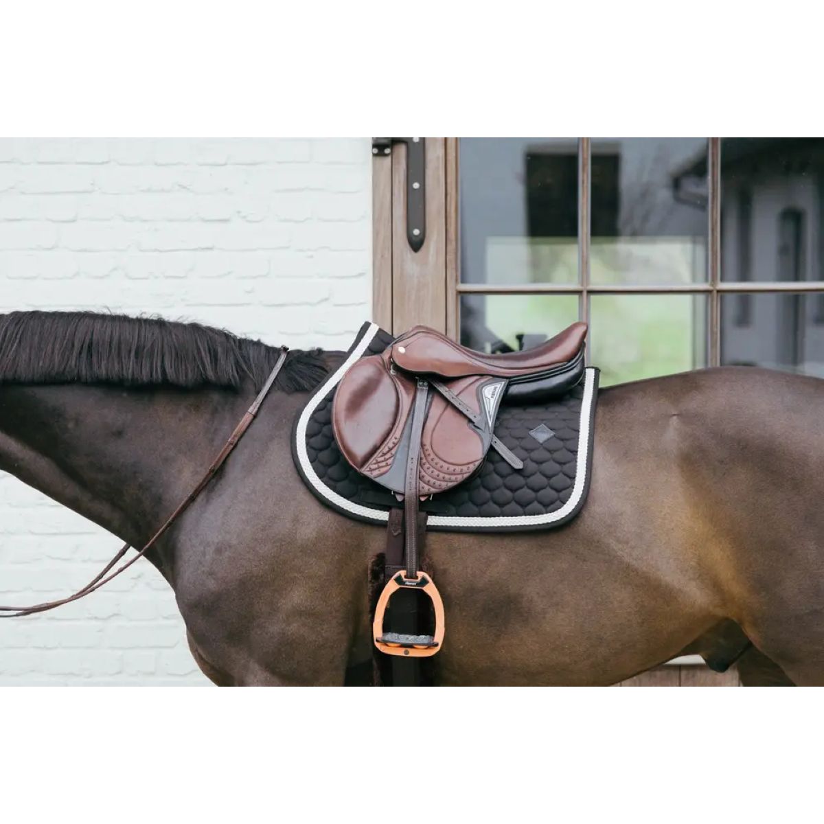 Kentucky Horsewear Sottosella Plaited Springen Nero