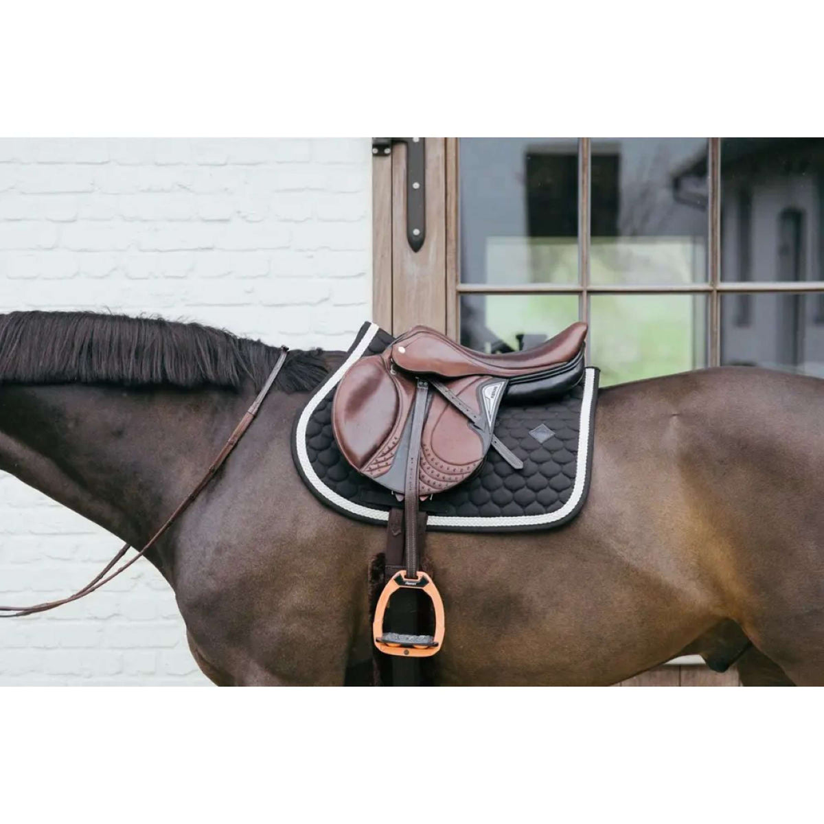 Kentucky Horsewear Sottosella Plaited Springen Nero
