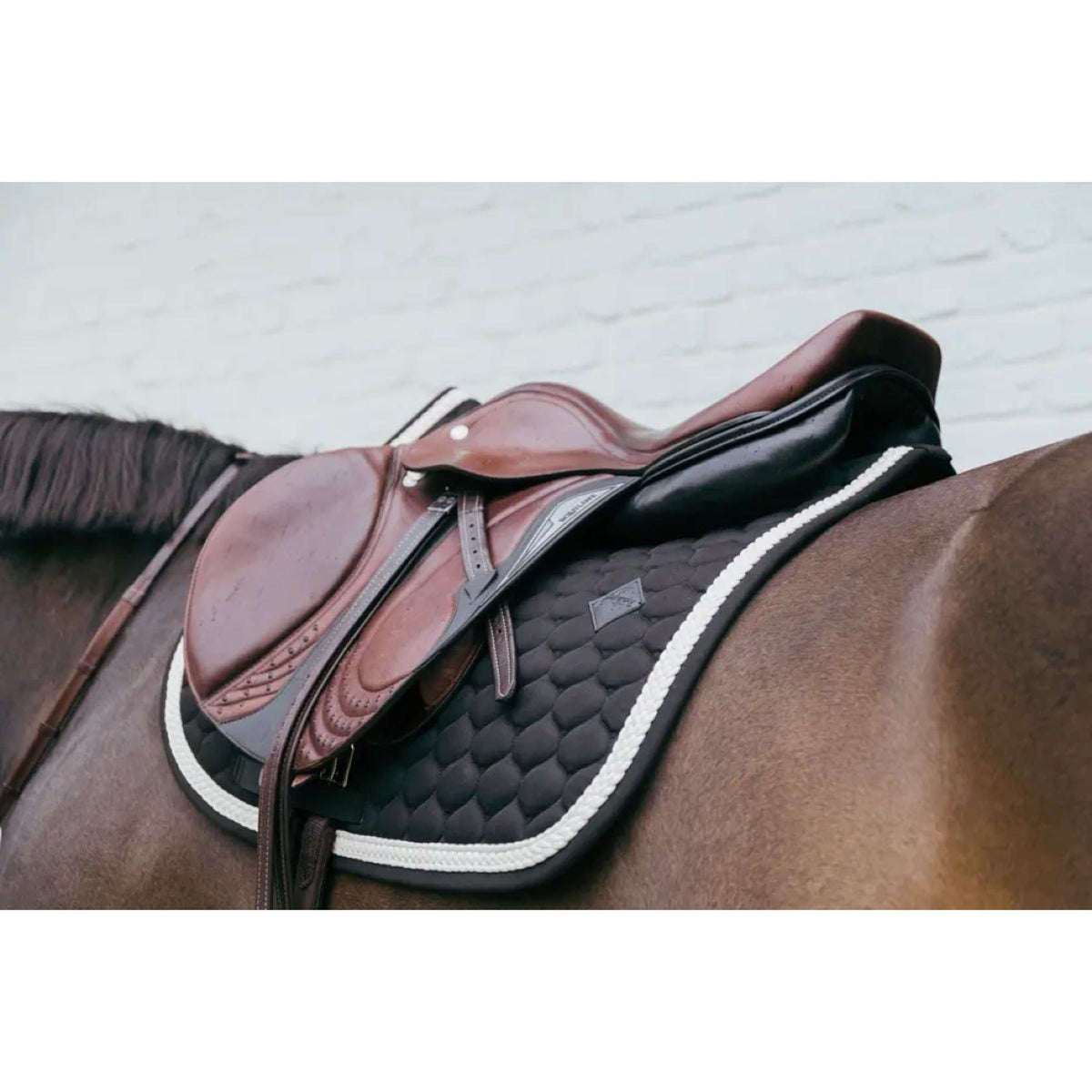 Kentucky Horsewear Sottosella Plaited Springen Nero