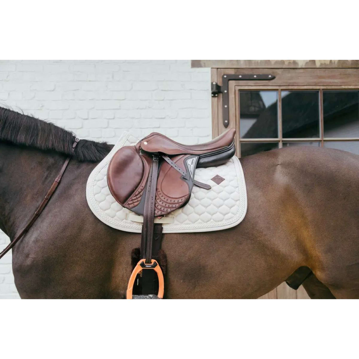 Kentucky Horsewear Sottosella Plaited Springen Beige