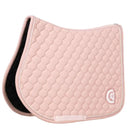 Kentucky Horsewear Sottosella Onion Quilt 3D Logo Saltando Rosa antico