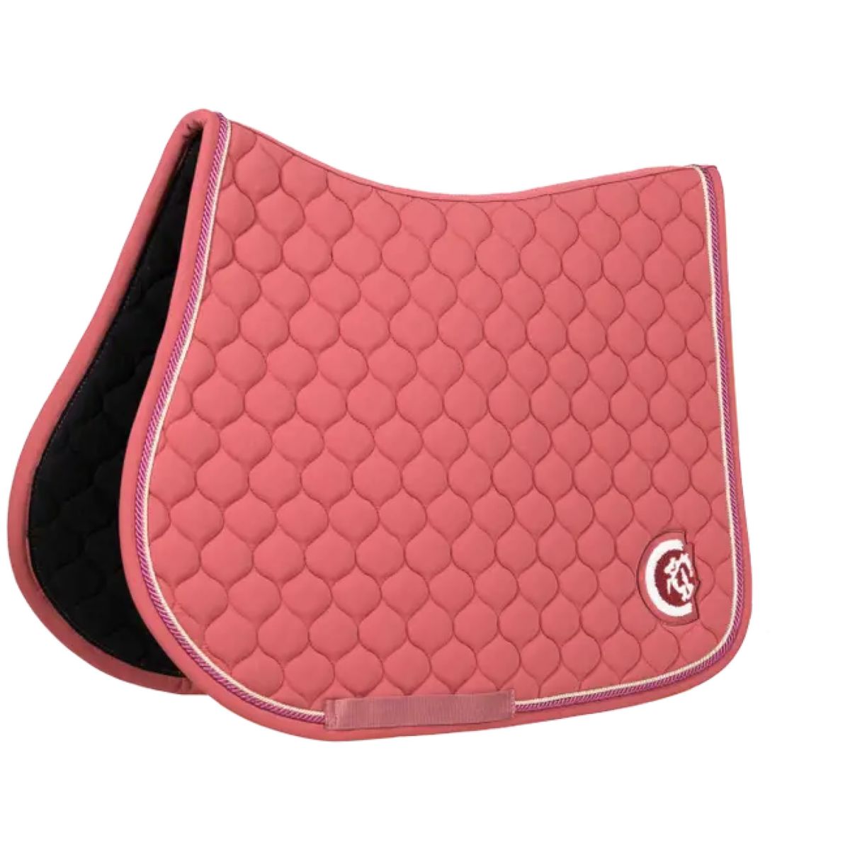 Kentucky Horsewear Sottosella Onion Quilt 3D Logo Springen Fucsia