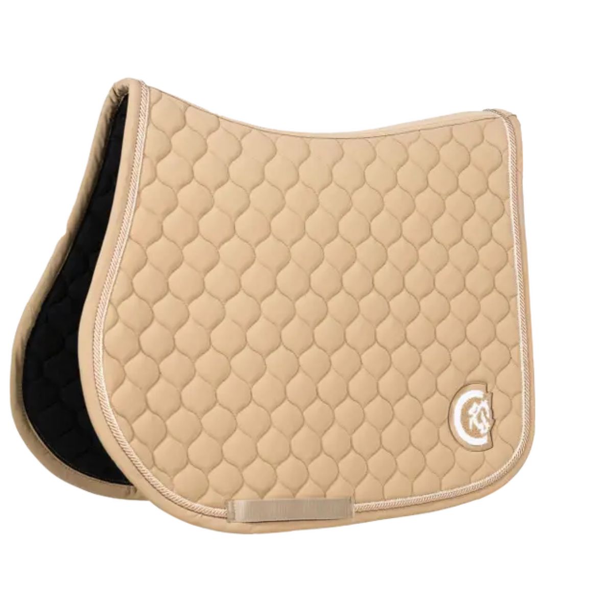 Kentucky Horsewear Sottosella Onion Quilt 3D Logo Springen Beige