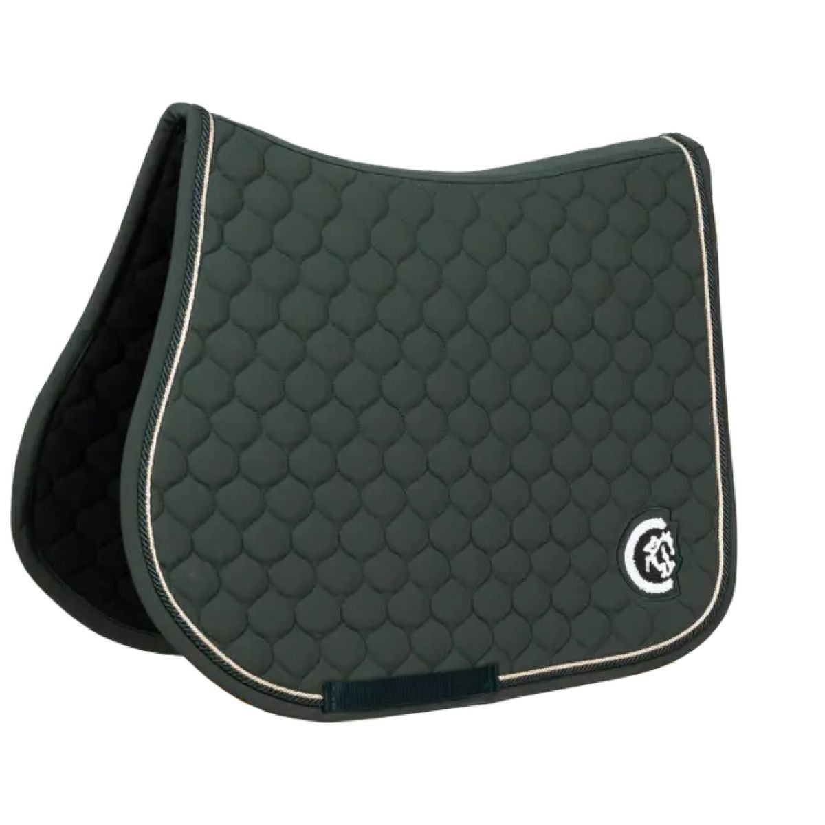 Kentucky Horsewear Sottosella Onion Quilt 3D Logo Springen Pine Green