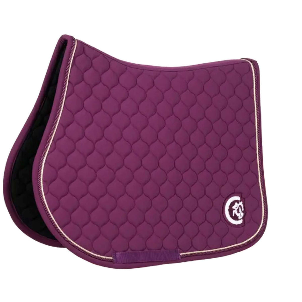 Kentucky Horsewear Sottosella Onion Quilt 3D Logo Saltando Viola