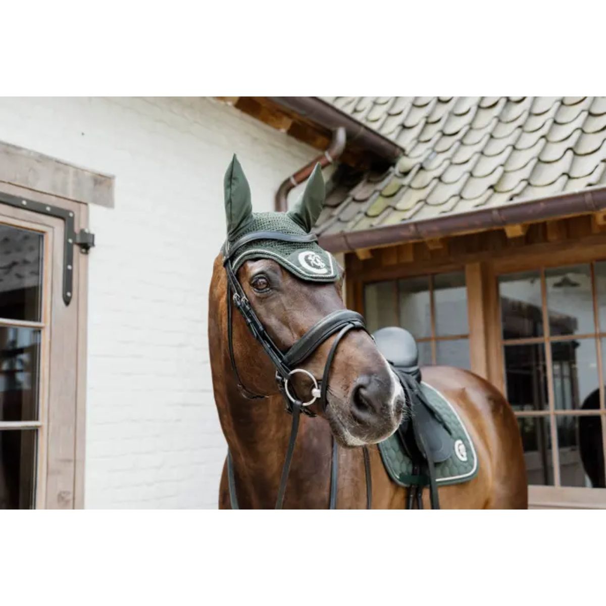 Kentucky Horsewear Cuffietta Wellington 3D Logo Pine Green