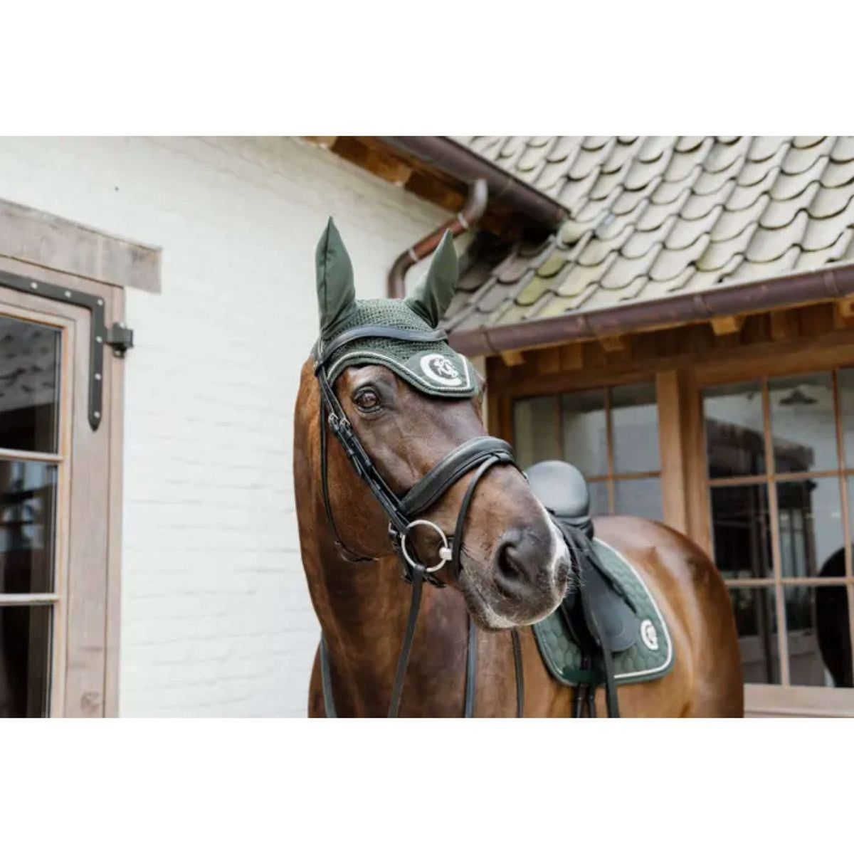 Kentucky Horsewear Cuffietta Wellington 3D Logo Pine Green