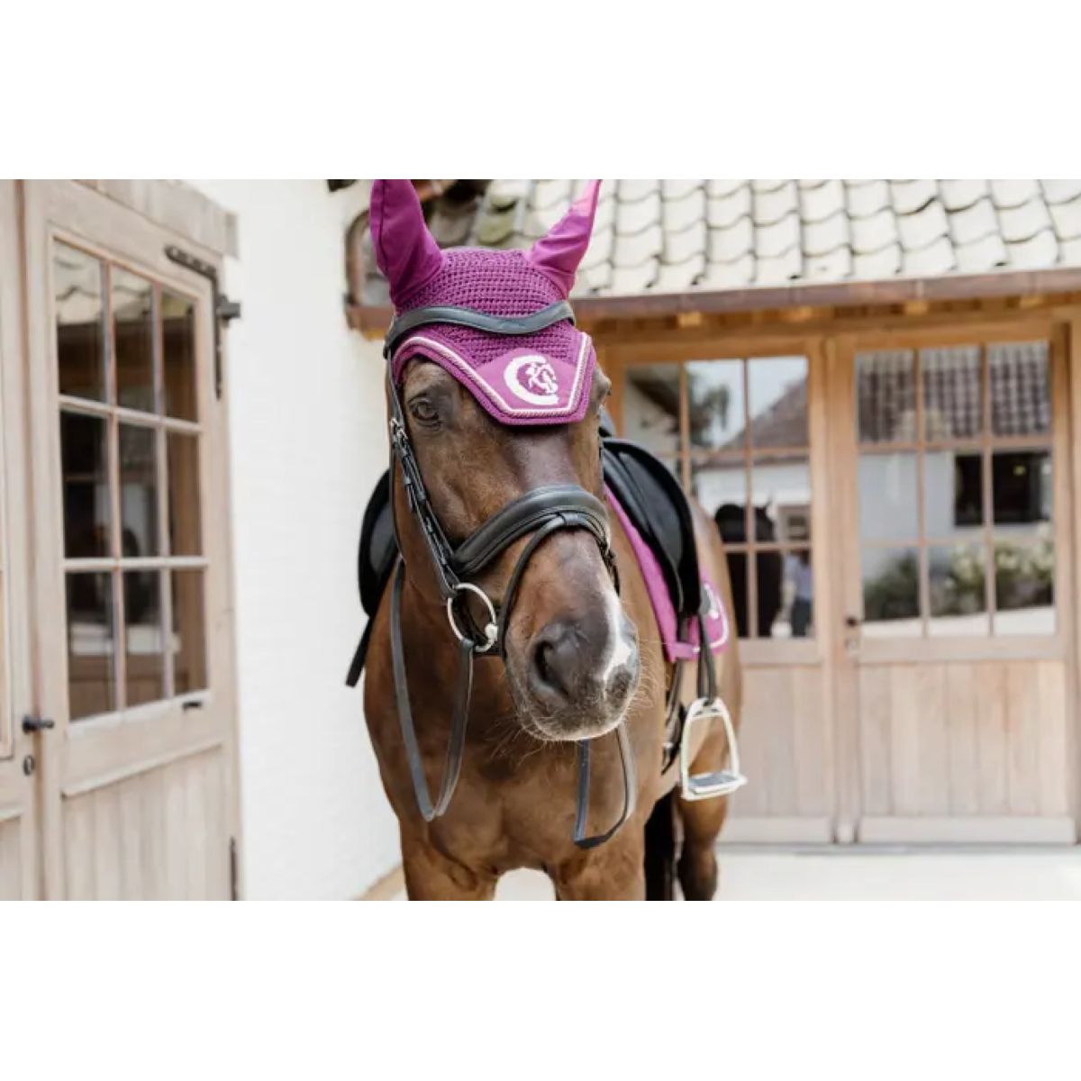 Kentucky Horsewear Cuffietta Wellington 3D Logo Viola