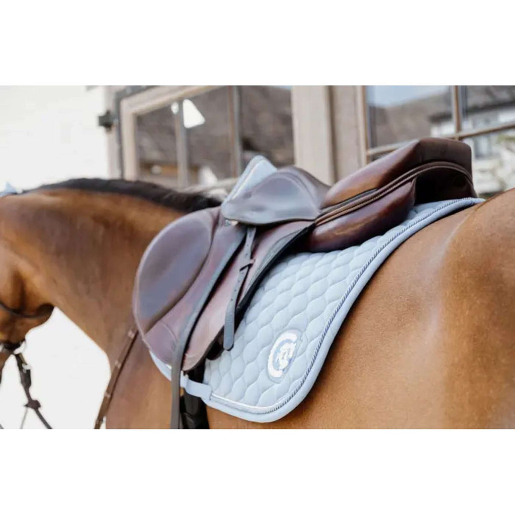 Kentucky Horsewear Sottosella Onion Quilt 3D Logo Saltando Azzurro