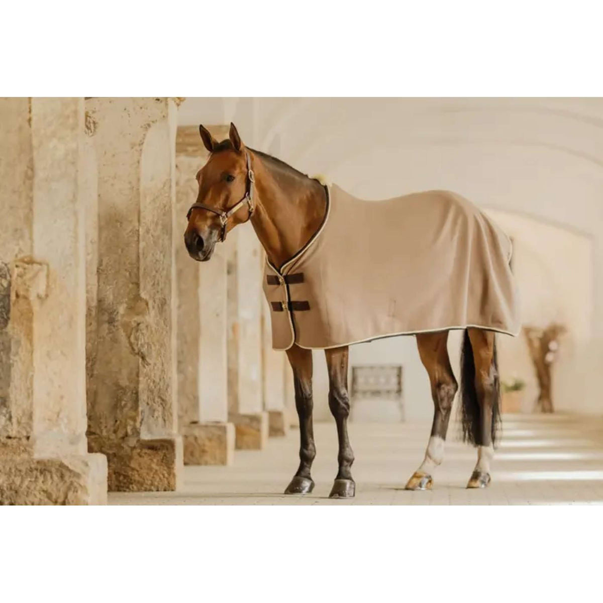 Kentucky Horsewear Coperta in pile Show Vegan Wool Beige