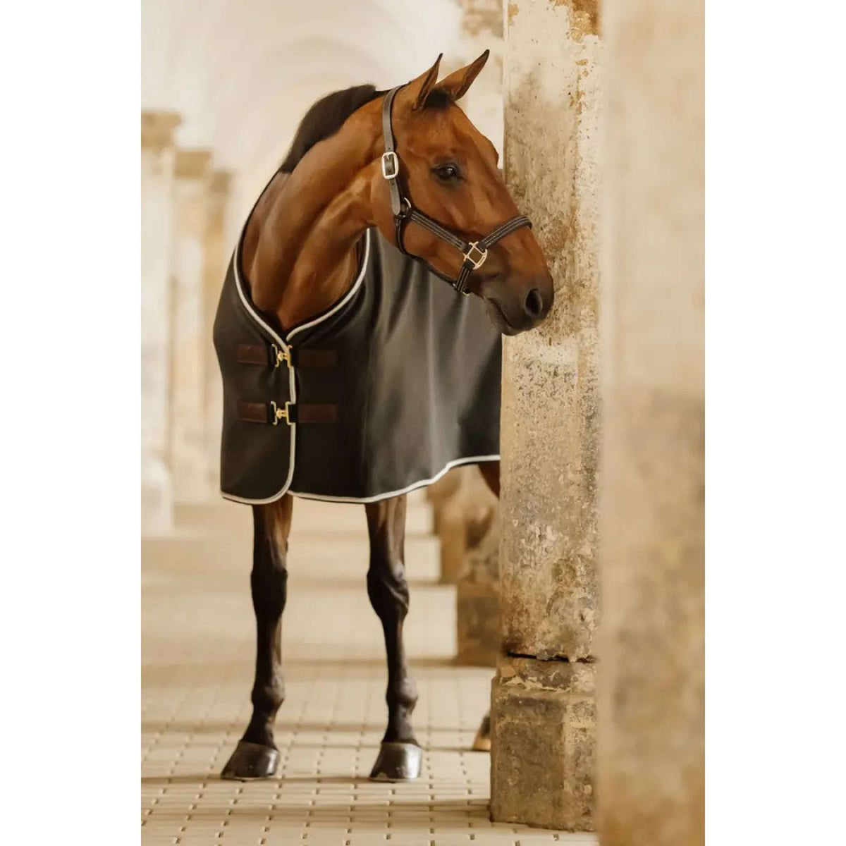Kentucky Horsewear Coperta in pile Show Vegan Wool Grigio