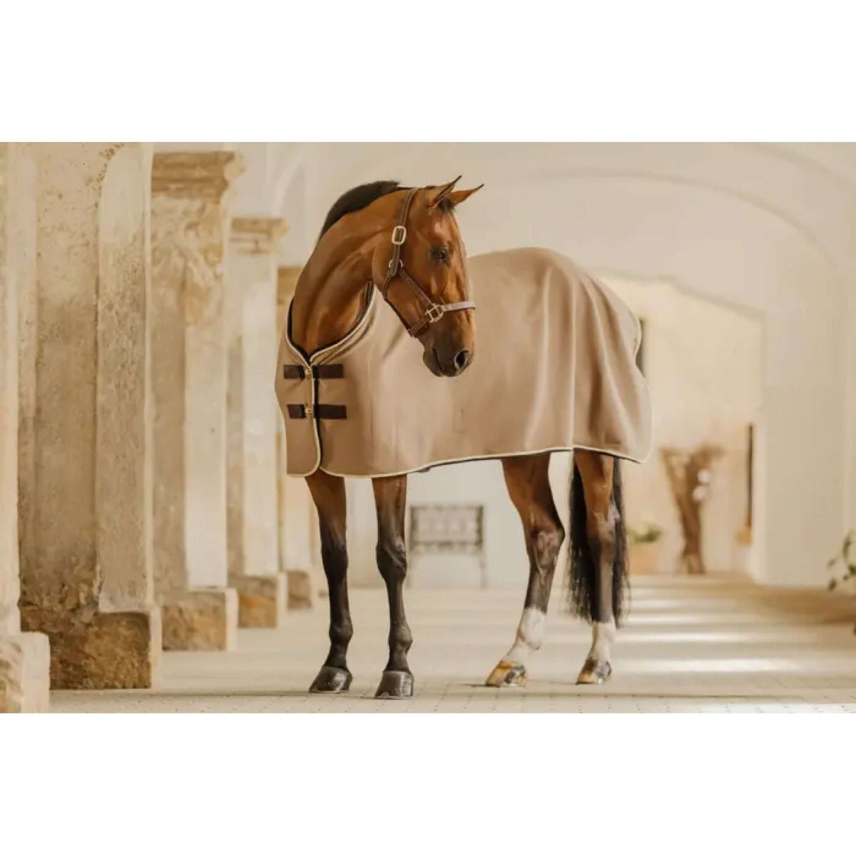 Kentucky Horsewear Coperta in pile Show Vegan Wool Beige