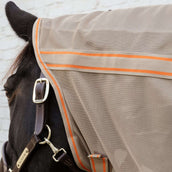 Kentucky Horsewear Coperta Antimosche Comfort Mesh Beige/Arancione