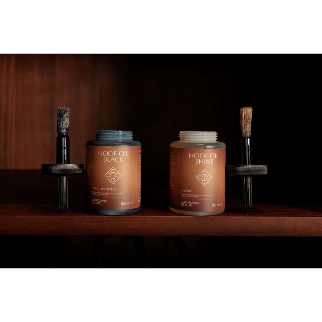 Grooming Deluxe by Kentucky Olio per Zoccoli Shine Nero