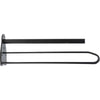 Kentucky Portasella Metal con portaborse per sottosella Steel Black