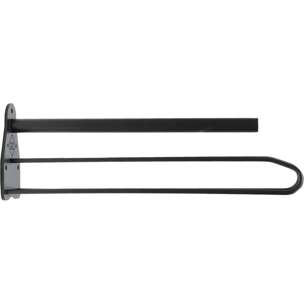 Kentucky Portasella Metal con portaborse per sottosella Steel Black