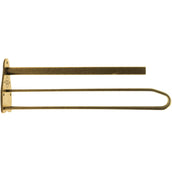 Kentucky Portasella Metal con portaborse per sottosella Steel Gold