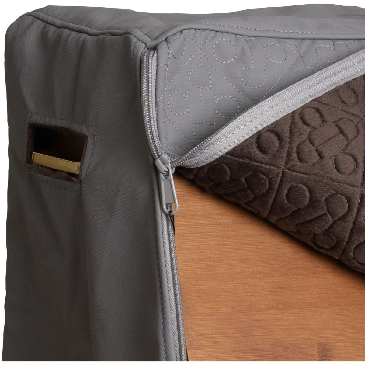 Kentucky Cover Show Grooming Box Grigio