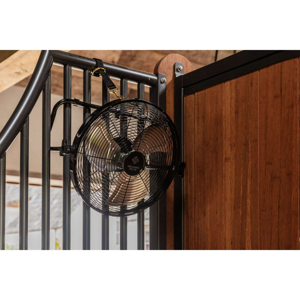 Kentucky Ventilatore senza fili con Batteria e Caricabatteria Nero