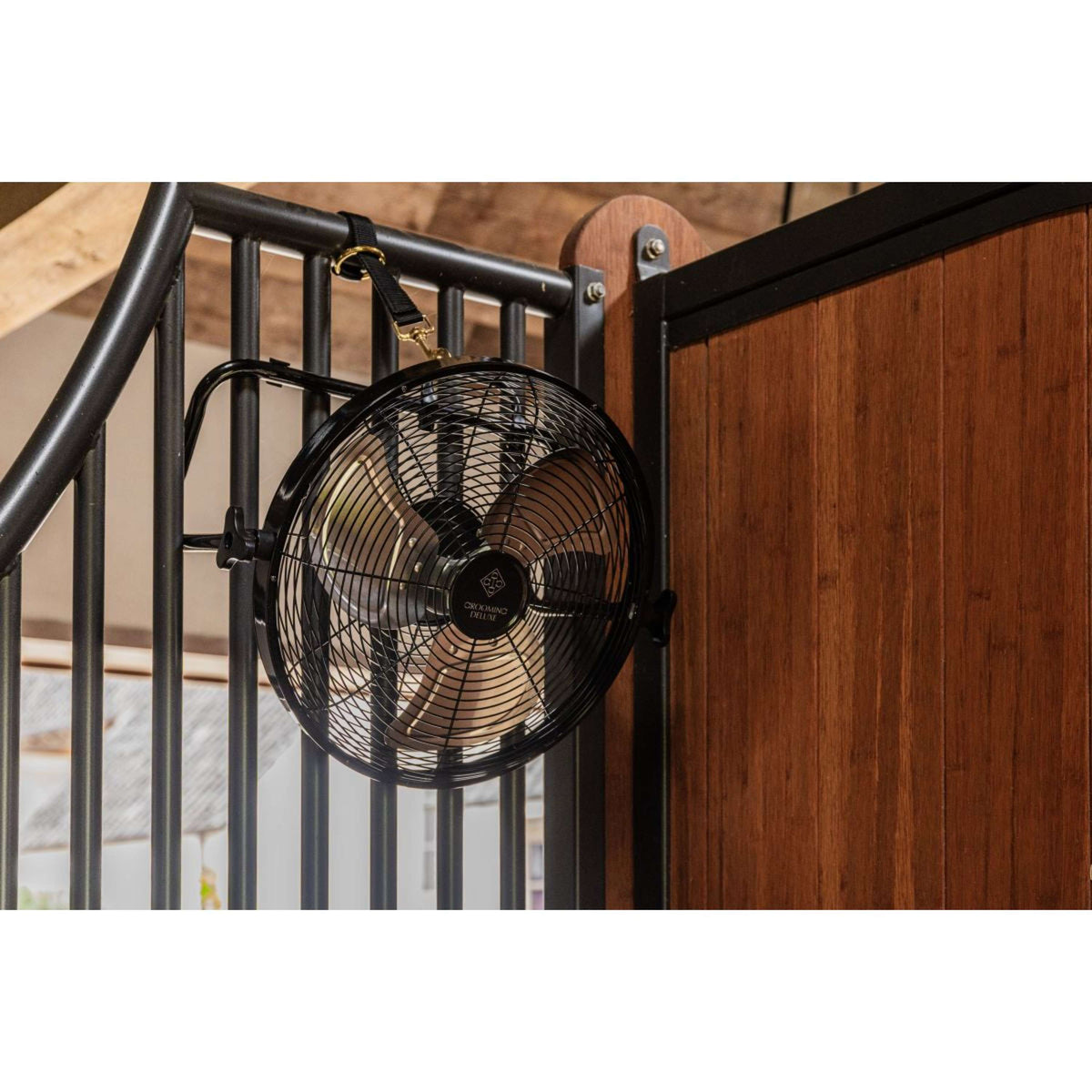 Kentucky Ventilatore senza fili con Batteria e Caricabatteria Nero