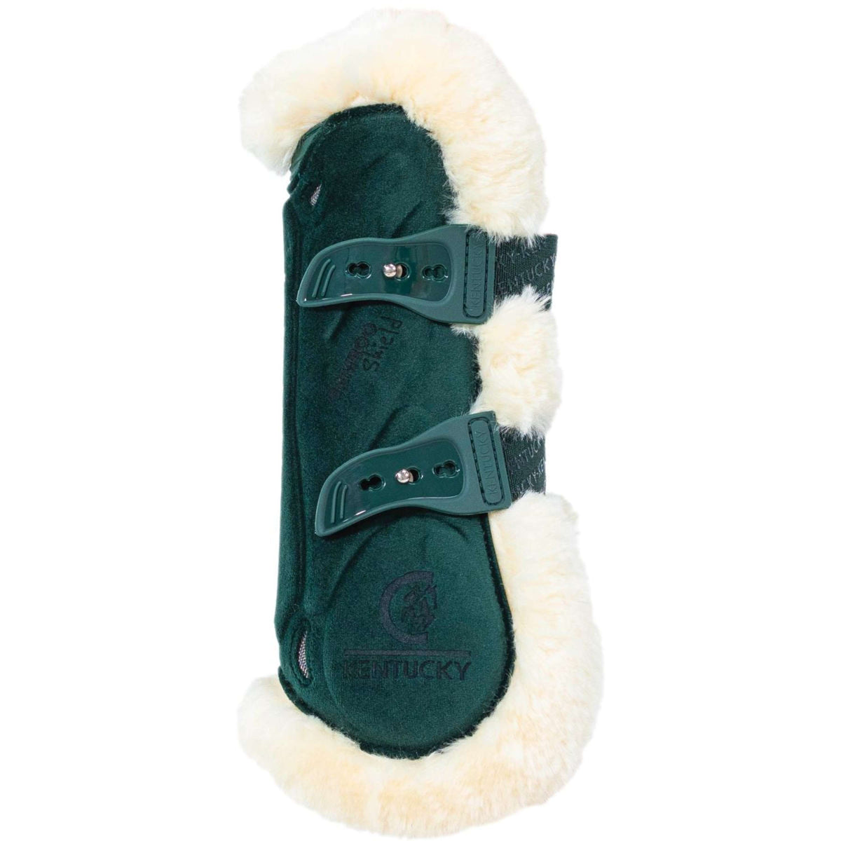 Kentucky Horsewear Stinchiere Bamboo Elastic Vegan Verde scuro