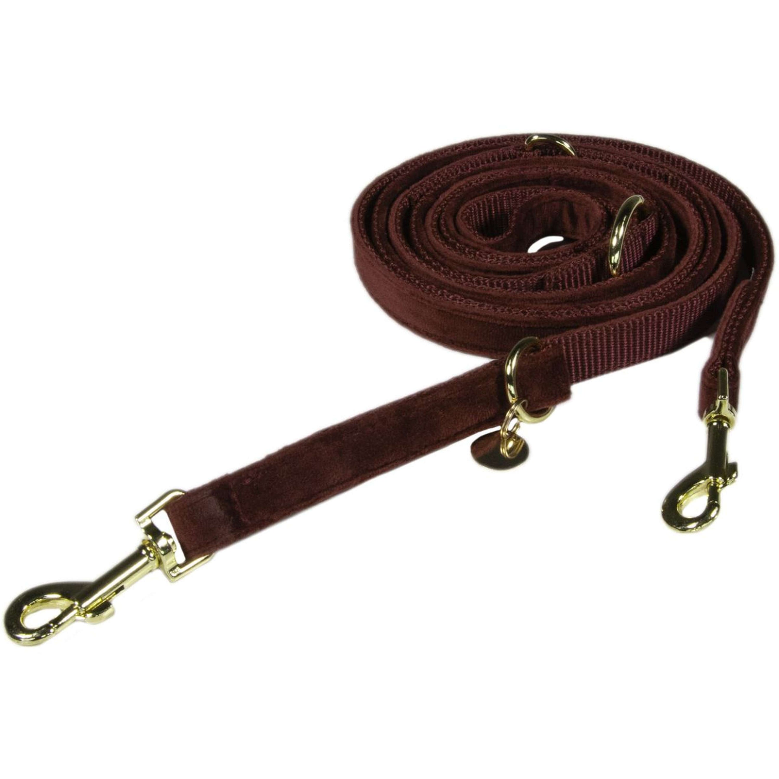 Kentucky Dogwear Guinzaglio per Cane Velvet Bordeaux
