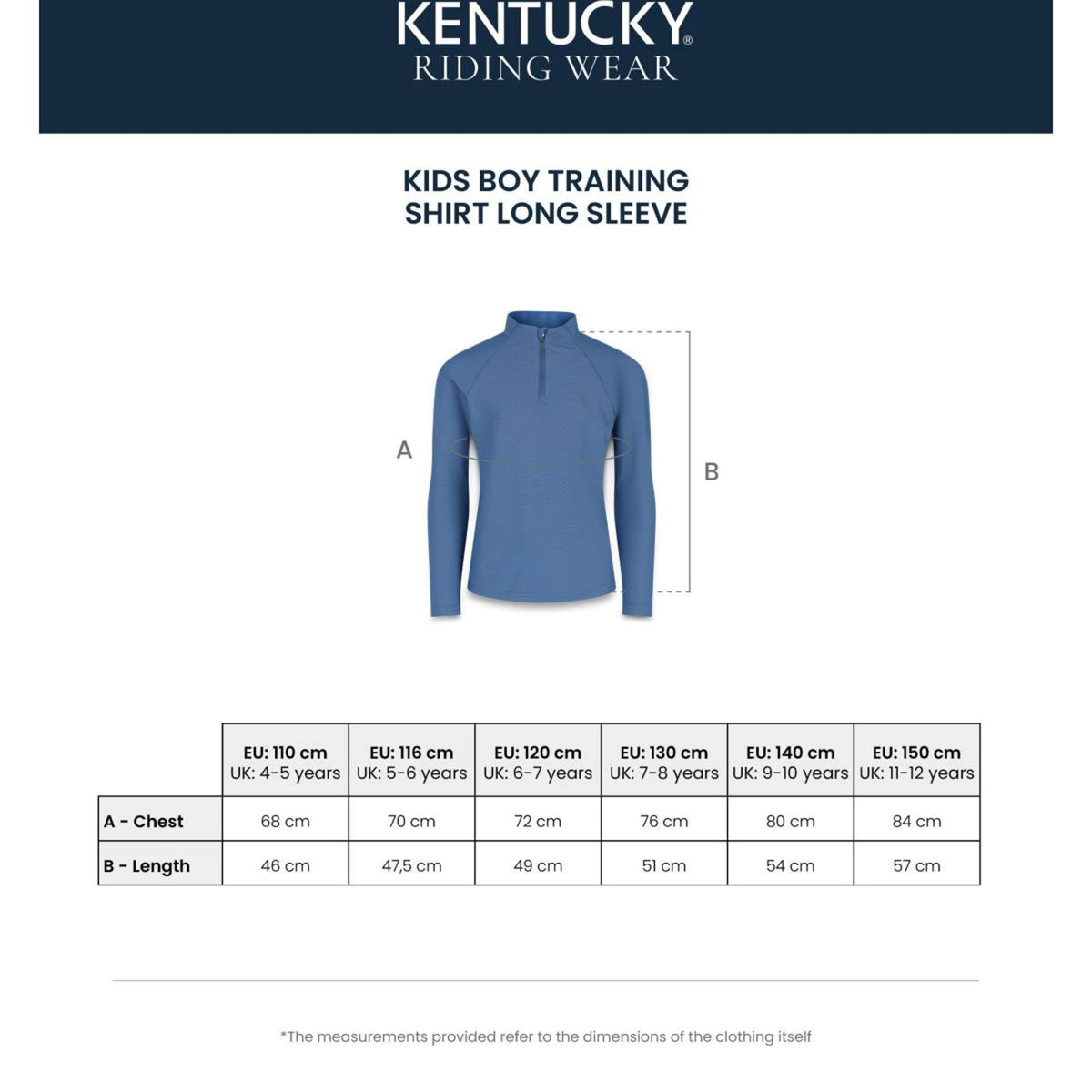 Kentucky Trainingsshirt Sammy Boys Long Sleeve Navy